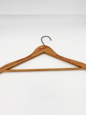 Vintage Flamingo Casino Wooden Hanger